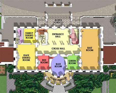 Inside The White House Map