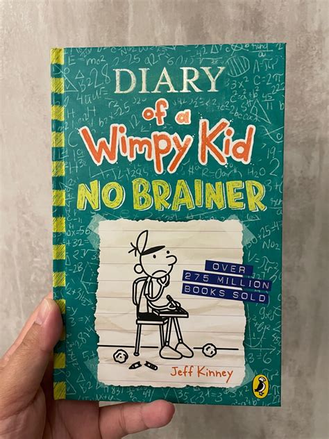 New Diary Of A Wimpy Kid Book 2024 No Brainer - Shirl Mercie