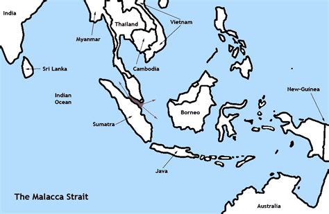 Locatormap Malacca Strait - MapSof.net