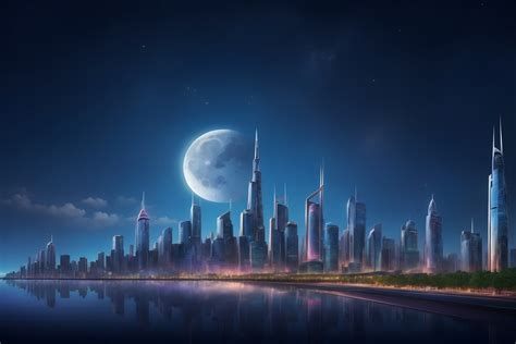 Cityscape Night Background Graphic by mimishop · Creative Fabrica