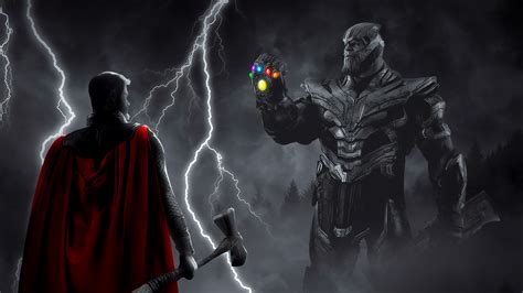 Thor Vs Thanos War 4k Wallpaper,HD Superheroes Wallpapers,4k Wallpapers ...