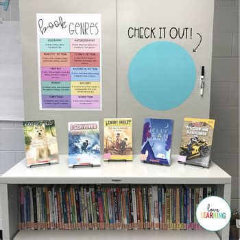 Book Genre Labels for your Classroom Library by Love Learning | TpT