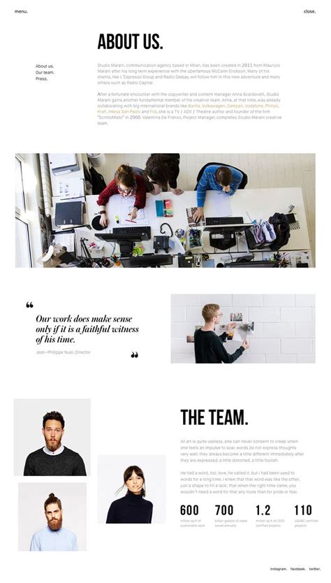 About company | Portfolio web design, Web design websites, Portfolio ...