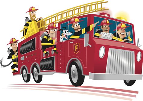 Cartoon fire truck clipart 3 clipartcow - Clipartix