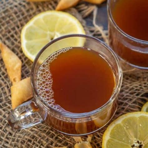 Lemon Tea Recipe (Step by Step + Video) - Whiskaffair