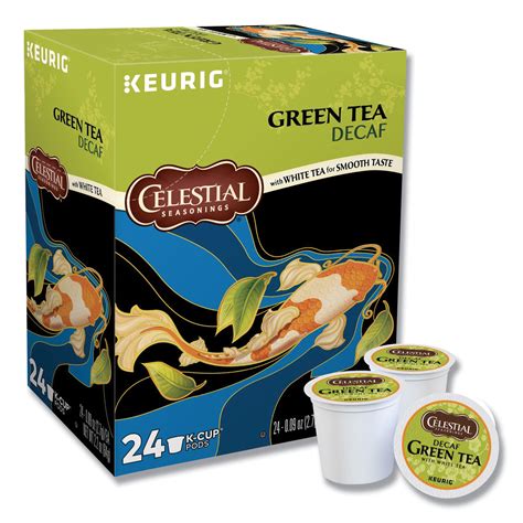 GMT14737 Celestial Seasonings Decaffeinated Green Tea K-Cups - Zuma