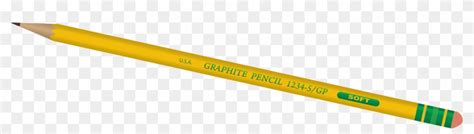 Pencil - Number 2 Pencil Transparent, HD Png Download - 2400x566 ...