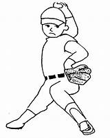 Baseball Player catcher coloring Page Download Print Online  sketch template