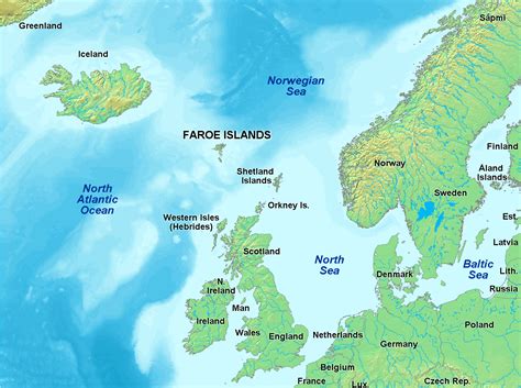 Faroe Islands Map