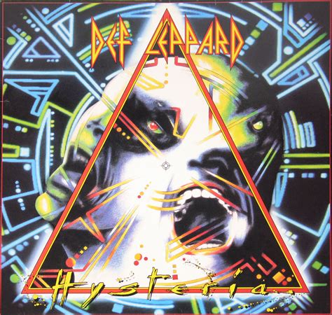 DEF LEPPARD Hysteria Hard Rock Heavy Metal Album Cover Gallery & 12" Vinyl LP Discography ...