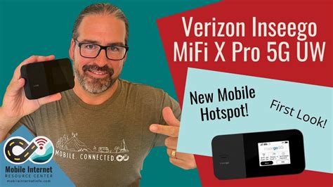 First Look: Verizon Inseego MiFi X Pro 5g UW (m3100) Mobile Hotspot with x65 Modem - YouTube