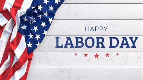 Happy Labor Day US Flag In White Wood Board Background HD Labor Day ...