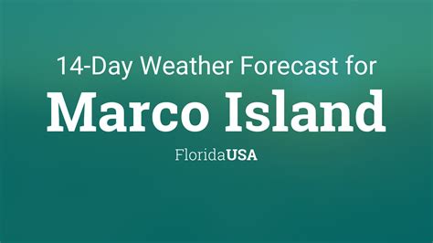 Marco Island, Florida, USA 14 day weather forecast