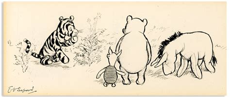 Sell Your E.H. Ernest Shepard Winnie the Pooh Drawings Sketches