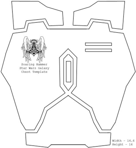 Mandalorian Armor Template Cardboard