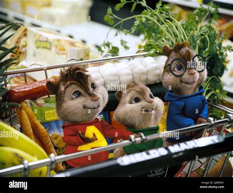 ALVIN,THEODORE,SIMON, ALVIN AND THE CHIPMUNKS, 2007 Stock Photo - Alamy