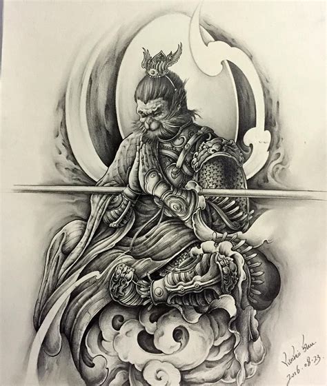 Monkey King Tattoo Drawing