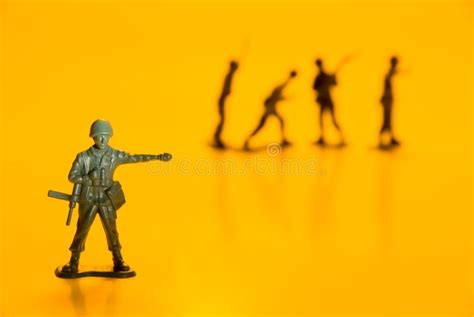 Army Man Silhouette stock image. Image of victory, pride - 1422403