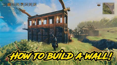 How To Build An Advanced Wall In Valheim - YouTube