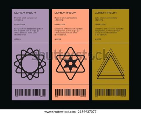 Brutalist Poster Design Template Layout Bold Stock Vector (Royalty Free ...