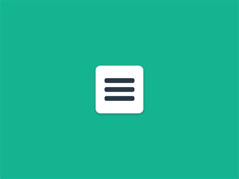 Hamburger Icon in Framer by Todd Hamilton on Dribbble