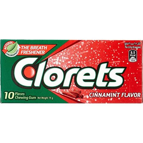 Clorets Gum Three Flavors Box of 12 Packs 14g Packs Worldwide Shipping Wholesale Deals - Etsy