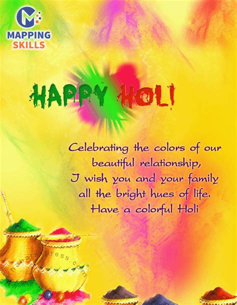 HAPPY HOLI :::::::::::: Celebrating the colours of our beautiful relationship, I wish you and ...