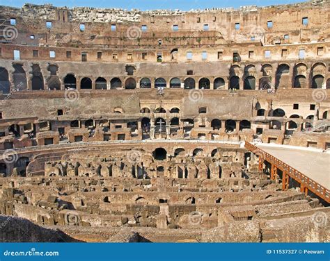 Interior Of Colosseum Royalty Free Stock Photography - Image: 11537327