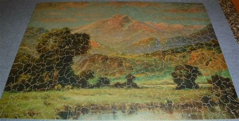 Vintage Pastime Parker Bros Wooden Jigsaw Puzzle 516 pc GUARDIAN OF THE VALLEY | #3772581309