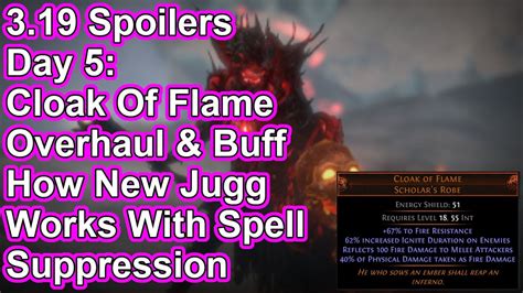 POE 3.19 Spoilers Day 5 - Cloak Of Flame Buff. Thanks for 20000 Subs. Path of Exile Lake Of ...