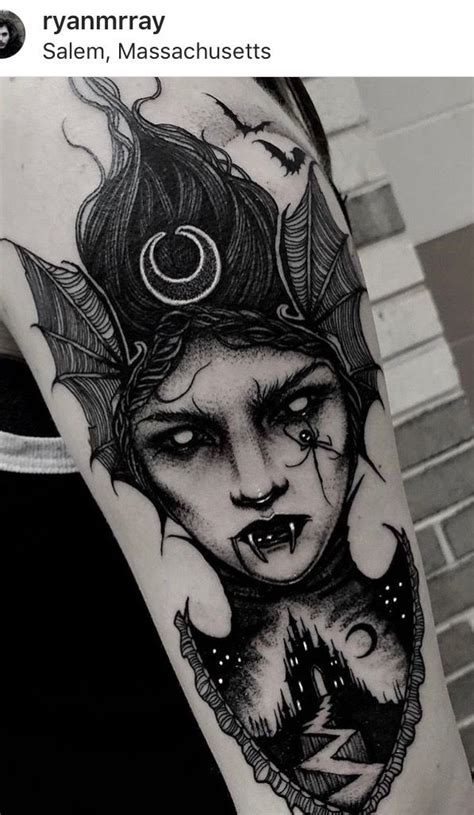 Pin by Gillian Becker Aguilar on Tattoos | Vampire tattoo designs, Goth ...