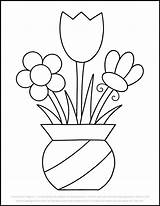Easy Flower Coloring Pages 33 – Simply sketch template