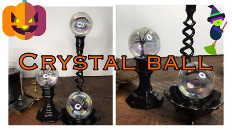 how to make a crystal ball/ Halloween - YouTube