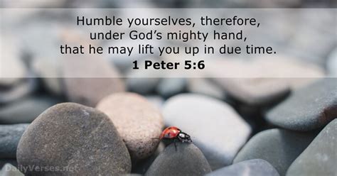 1 Peter 5:6 - Bible verse - DailyVerses.net