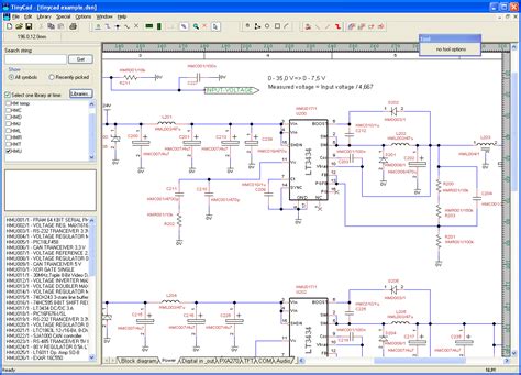 Download TinyCAD the Open Source schematic editor for windows