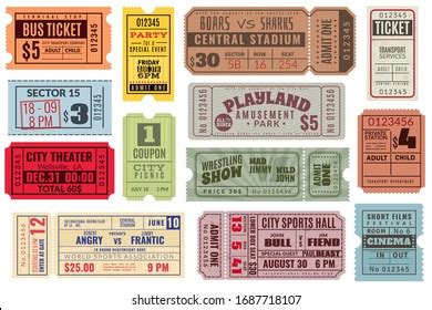 Railway Tickets Vector Train Travel Passes Stock Vector (Royalty Free) 1698296236 | Shutterstock