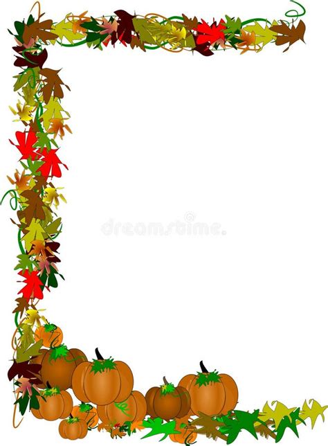 Pumpkin Clip Art Border