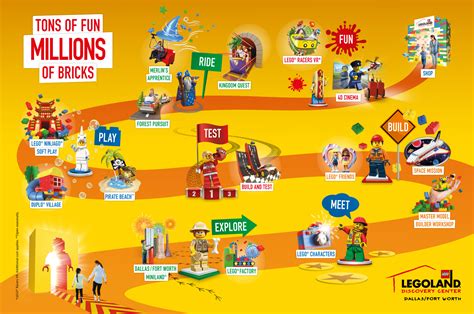 Attraction Map | LEGOLAND Discovery Center Map Dallas