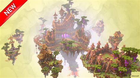 Beautiful SkyBlock spawn for java Minecraft server