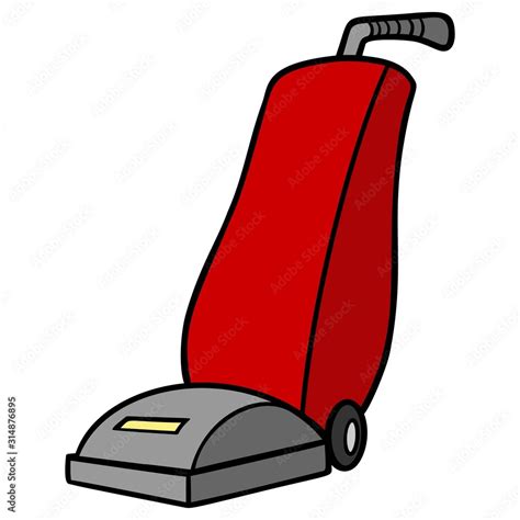 Vacuum Cleaner - A cartoon illustration of a Vacuum Cleaner. Stock ...