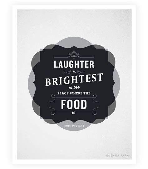 Where the Food is Art Print / SweetFineDay. ok 'm making this for my kitchen | Food quotes ...