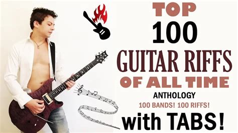 Top 100 GUITAR RIFFS of All Time with TABS - Best Iconic Rock Greatest Guitar Riffs - Anthology ...