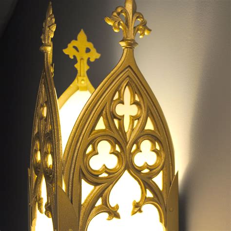 Manning Lighting French Gothic Sconce LBI-334 Gothic Art, Victorian Gothic, Deep Silver ...
