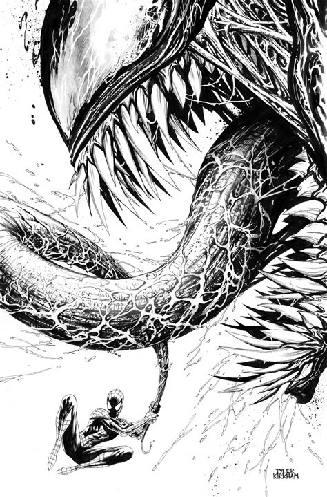 Venom #1 (2018) Unknown Comic Books Exclusive Variant Cover by Tyler Kirkham Marvel Comics ...