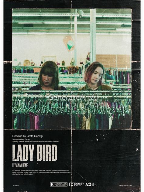 "LADY BIRD MOVIE POSTER" Poster for Sale by GenerateArtAI | Redbubble