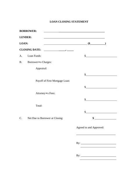 Closing Statement Template: Complete with ease | airSlate SignNow