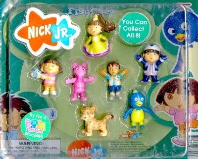 Backyardigans toys: Dora, Diego & Backyardigan 2" Figures - Complete Set of 8