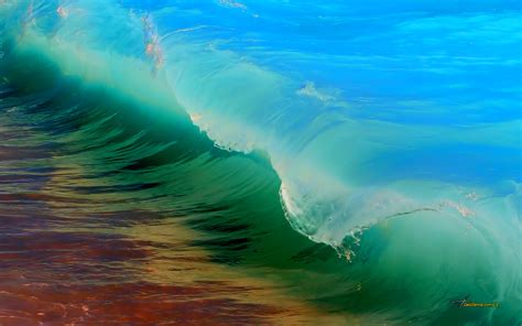 rainbow beach waves - HD Desktop Wallpapers | 4k HD