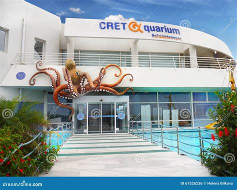 Aquarium Building Crete Editorial Photo - Image: 67526236