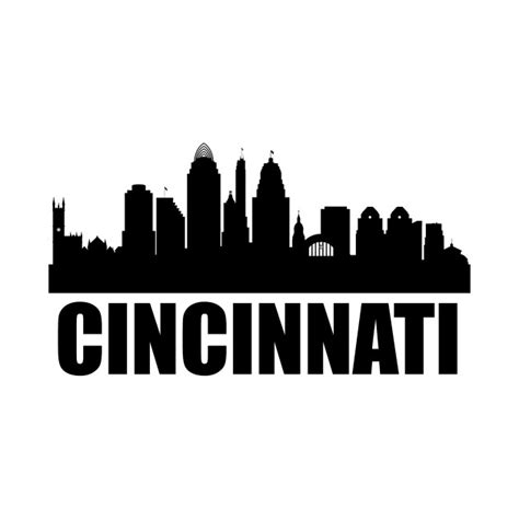 Cincinnati Skyline SVG